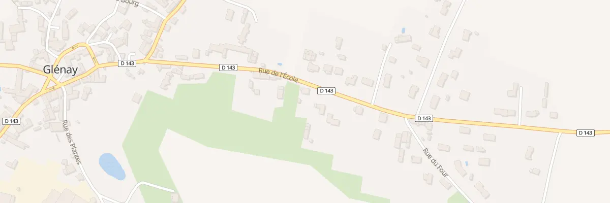 Plan du 28 Rue de l’Ecole à Glénay