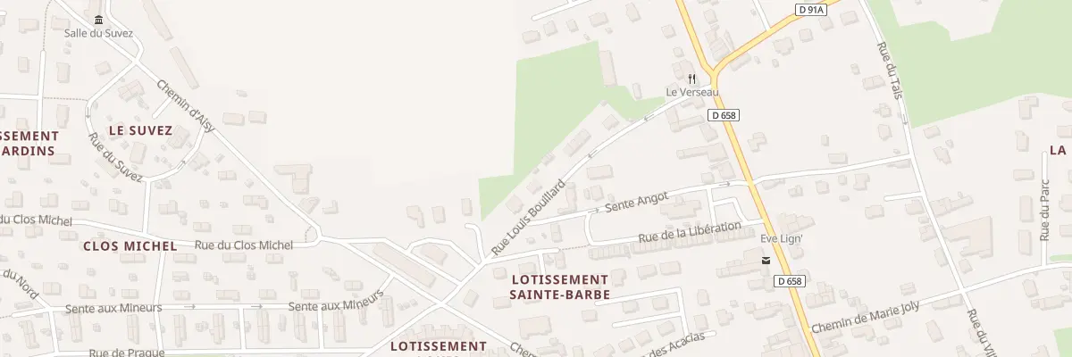 Plan du 5180 Rue Louis Bouillard à Potigny