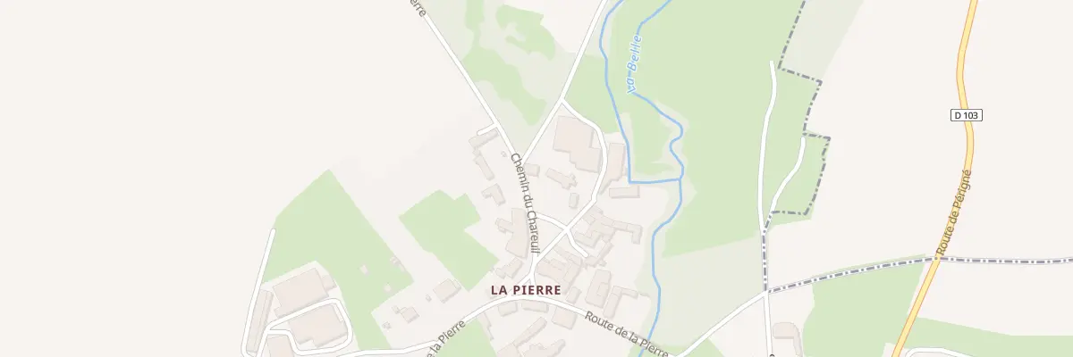 Plan du 4 Chem du Chareuil La Pierre à Périgné