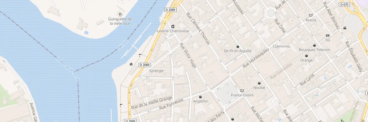 Plan du 34 Rue Victor Hugo à Libourne