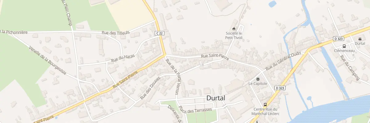 Plan du 41 Rue Saint-Pierre à Durtal