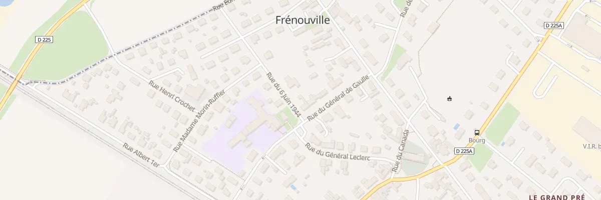 Plan du 14 Av du Général de Gaulle à Frénouville