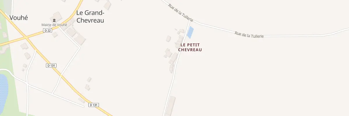 Plan du 5149 Le Petit Chevreau à Vouhé