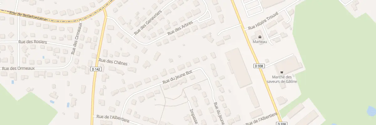 Plan du 24 Rue du Jeune Bot à Pompaire