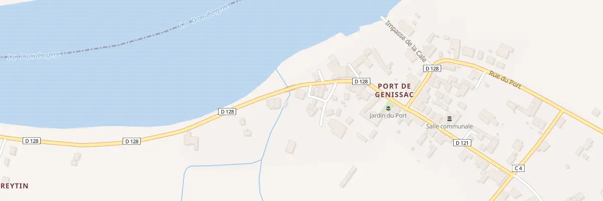 Plan du 91 Le Port à Génissac