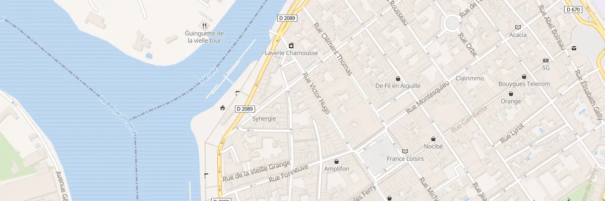 Plan du 28 Rue Victor Hugo à Libourne