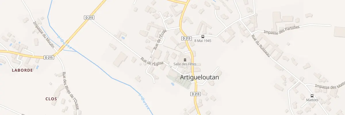 Plan du 4 Rue de l’Église à Artigueloutan
