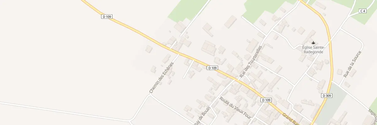 Plan du 34 Grand Rue Le Bourg à Ensigné