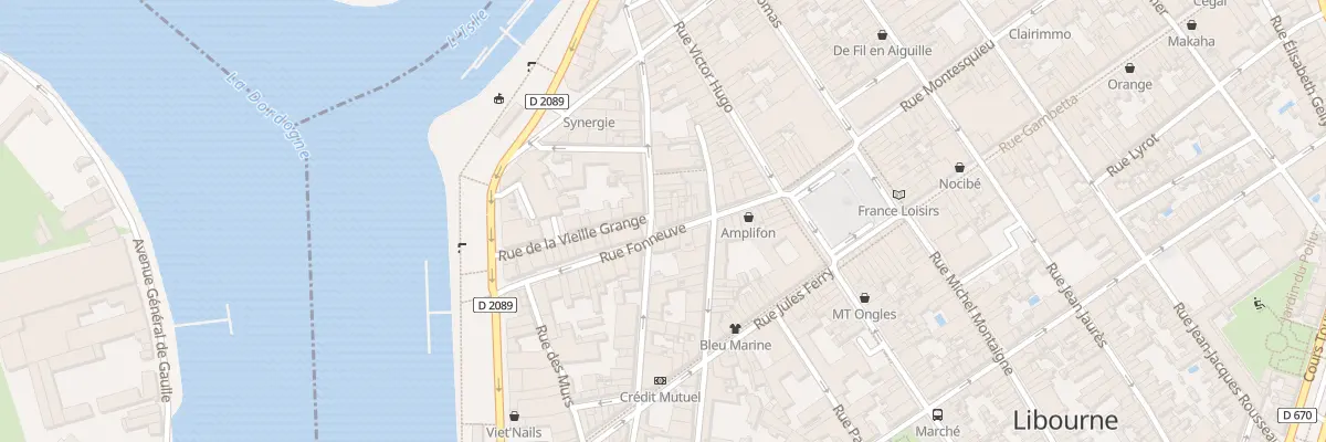 Plan du 37 Rue Fonneuve à Libourne