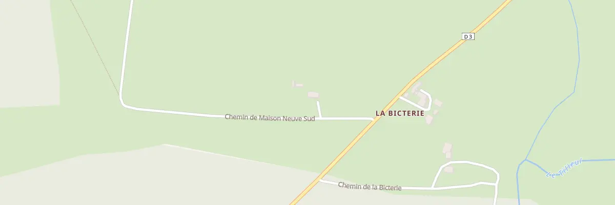 Plan du 72 Che de la Maison Neuve sud à Lignières-Orgères