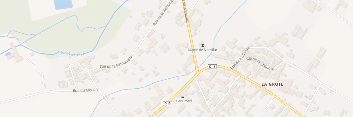 Plan du 45 Rue de la Soloire à Nercillac
