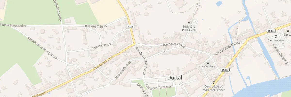 Plan du 43 Rue Saint-Pierre à Durtal