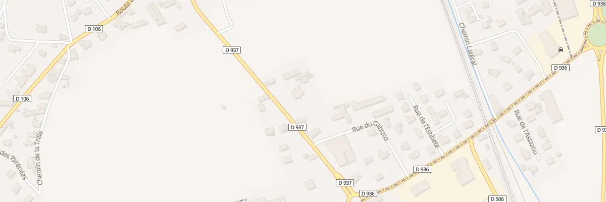 Plan du 9369 Rte de Lourdes à Mirepeix