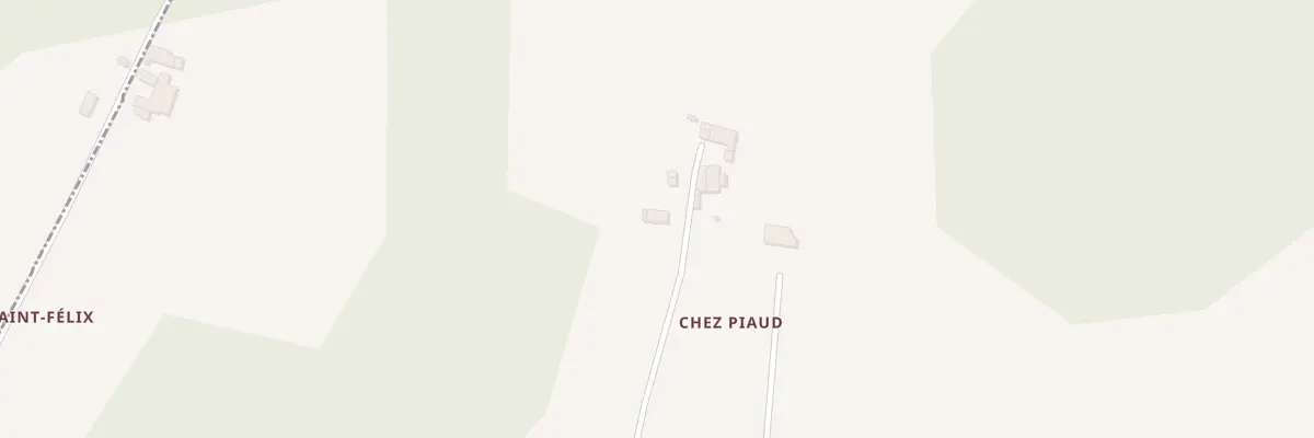 Plan du 2 Chez Piaud à Orignolles
