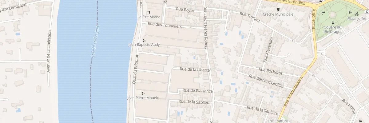 Plan du 19 Rue de la Liberté à Libourne