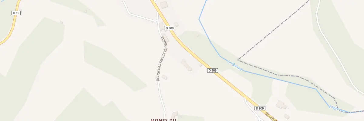 Plan du 101 Rte des Monts de Maine à Putanges-le-Lac