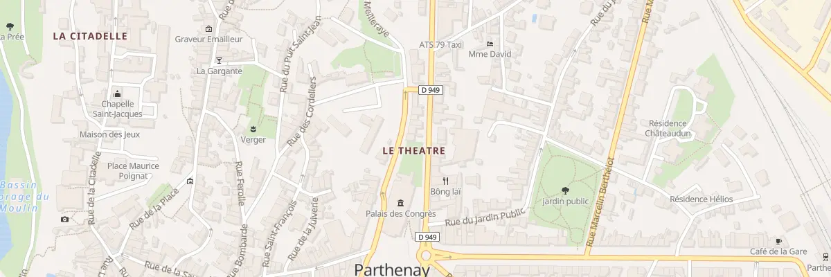 Plan du 24 Bd de la Meilleraye à Parthenay