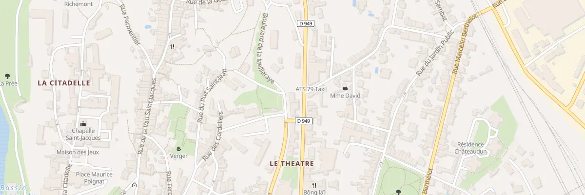 Plan du 45 Av du Président Wilson à Parthenay
