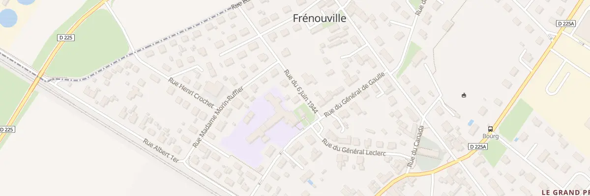 Plan du 1 Rue du Six Juin 1944 à Frénouville