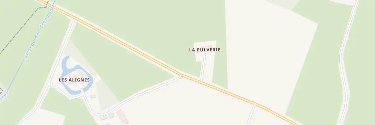 Plan du 416 La Pulverie à La Chapelle-d’Aligné
