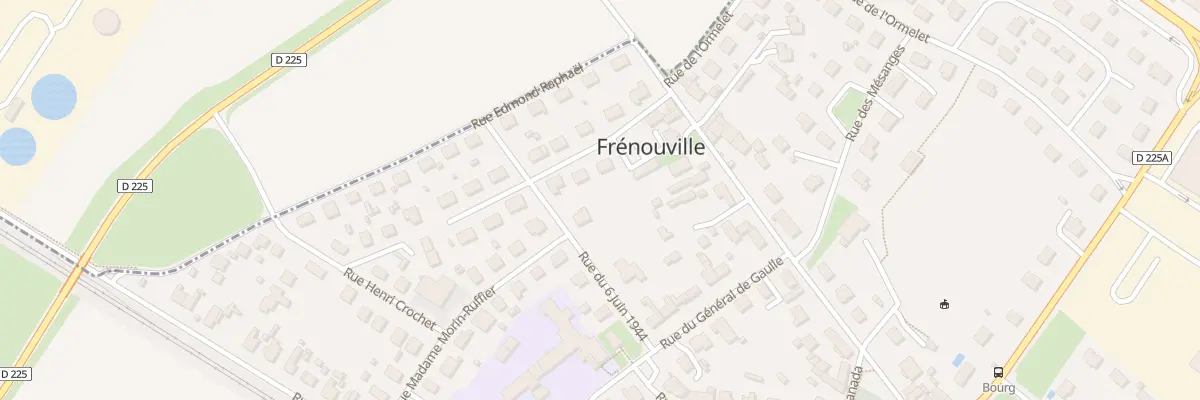 Plan du 4 Rue du Six Juin 1944 à Frénouville