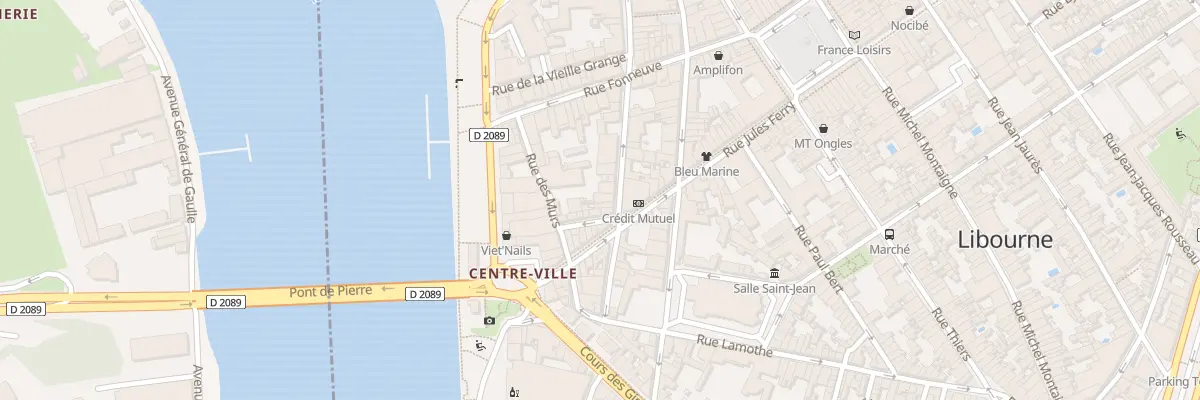 Plan du 76 Rue des Chais à Libourne