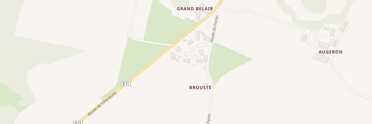Plan du 6 Lot du Brouste au Frêche
