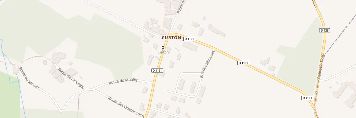 Plan du 3B Curton à Daignac