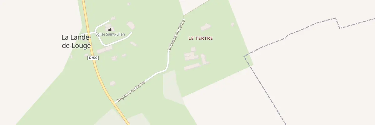 Plan du 31 Le Tertre à La Lande-de-Lougé