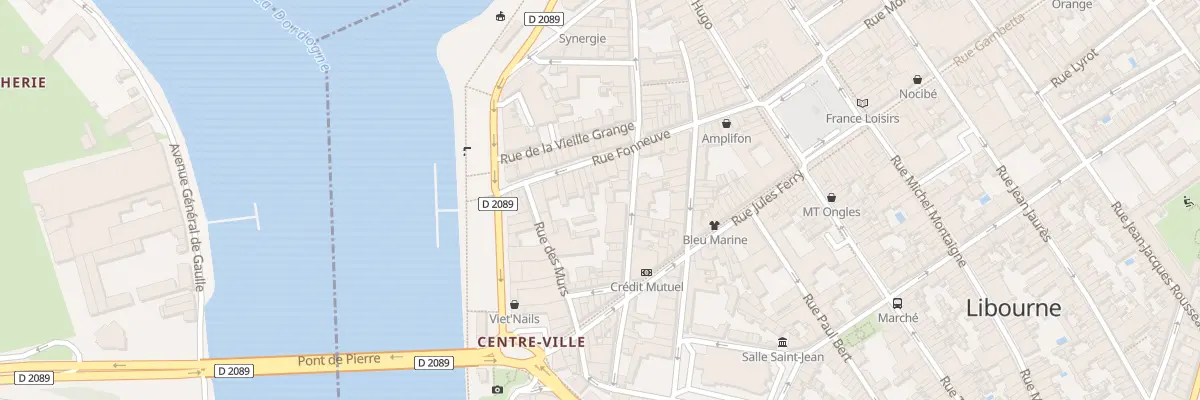 Plan du 30 Rue Fonneuve à Libourne
