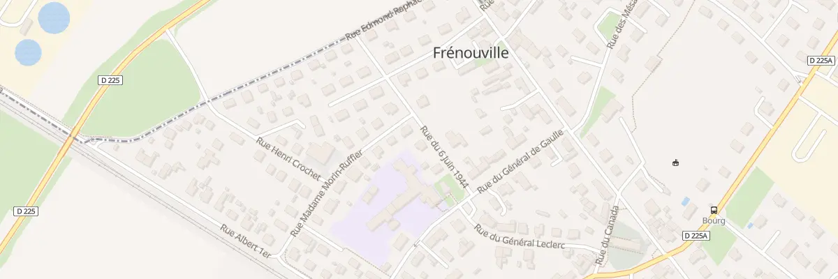 Plan du 3 Rue du Six Juin 1944 à Frénouville