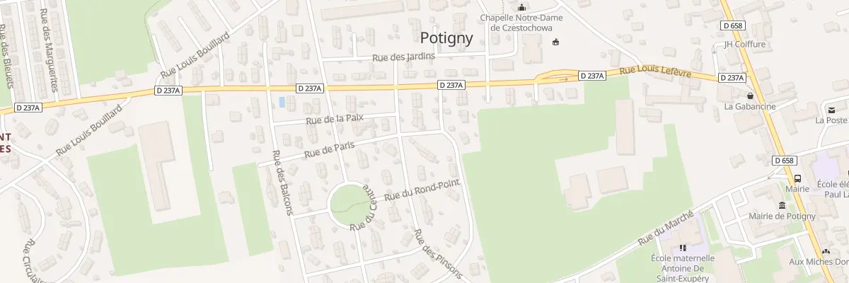 Plan du 106 Rue des Hirondelles à Potigny