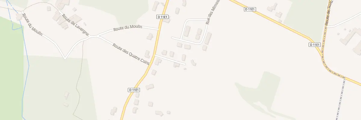 Plan du 11 L’Olivey à Daignac