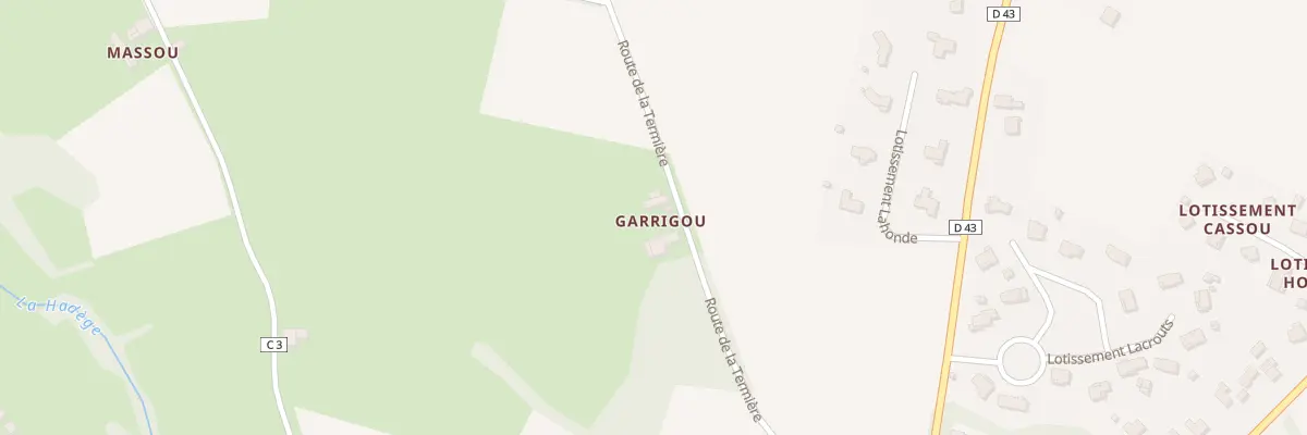 Plan du 9217 Rte de Garlin à Saint-Jammes