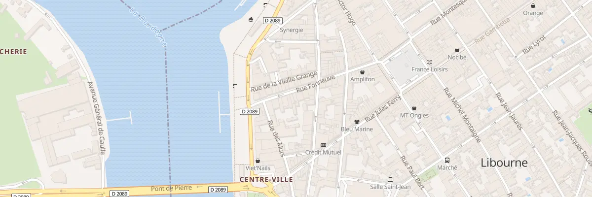 Plan du 26 Rue Fonneuve à Libourne