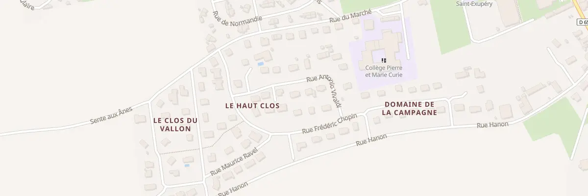 Plan du 25 Rue Antonio Vivaldi à Potigny