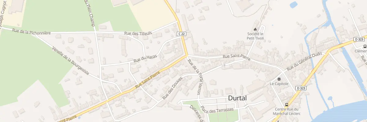 Plan du 51 Rue Saint-Pierre à Durtal