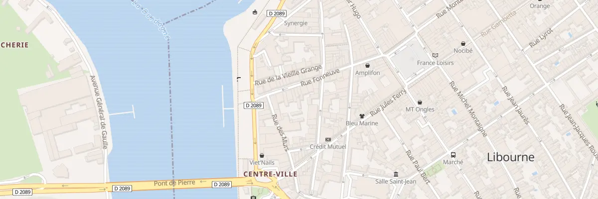 Plan du 22 Rue Fonneuve à Libourne