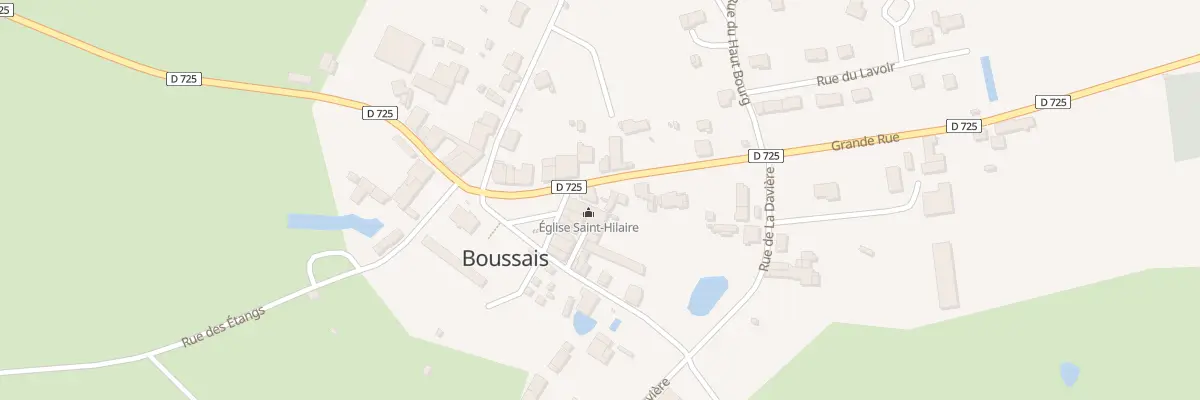 Plan du 5032 Le Bourg à Boussais