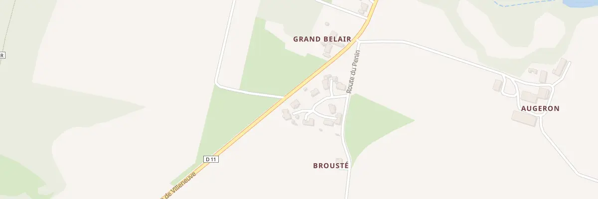 Plan du 4 Lot du Brouste au Frêche