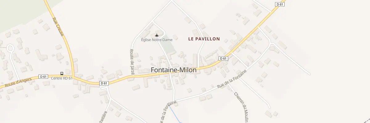 Plan du 26 Rue David d’Angers à Mazé-Milon