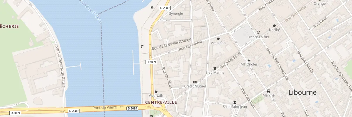 Plan du 20 Rue Fonneuve à Libourne