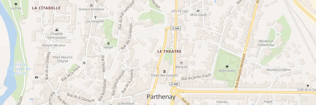 Plan du 103 Bd de la Meilleraye à Parthenay