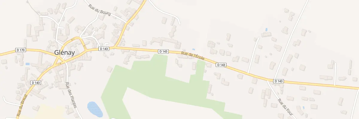 Plan du 24 Rue de l’Ecole à Glénay