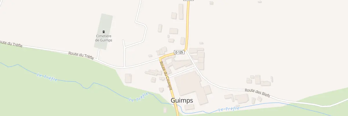 Plan du 5175 Le Bourg à Guimps