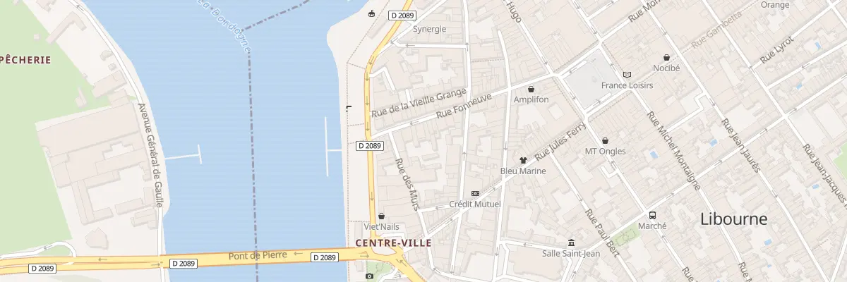 Plan du 18 Rue Fonneuve à Libourne