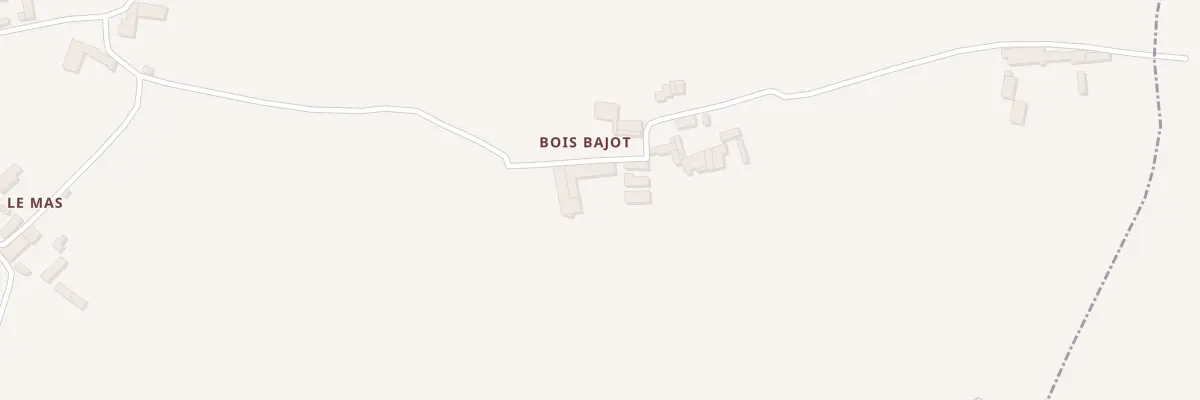 Plan du 2 Bois Bajot à Criteuil-la-Magdeleine