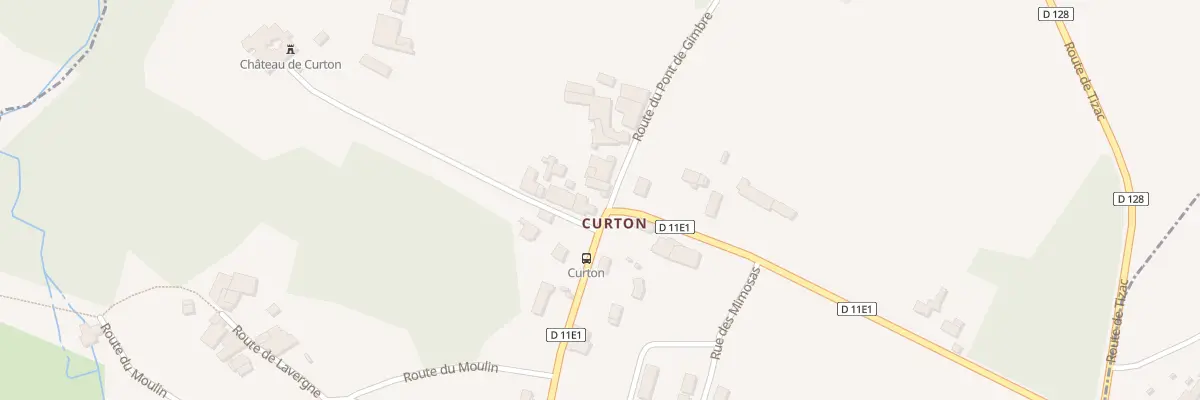 Plan du 52 Curton à Daignac