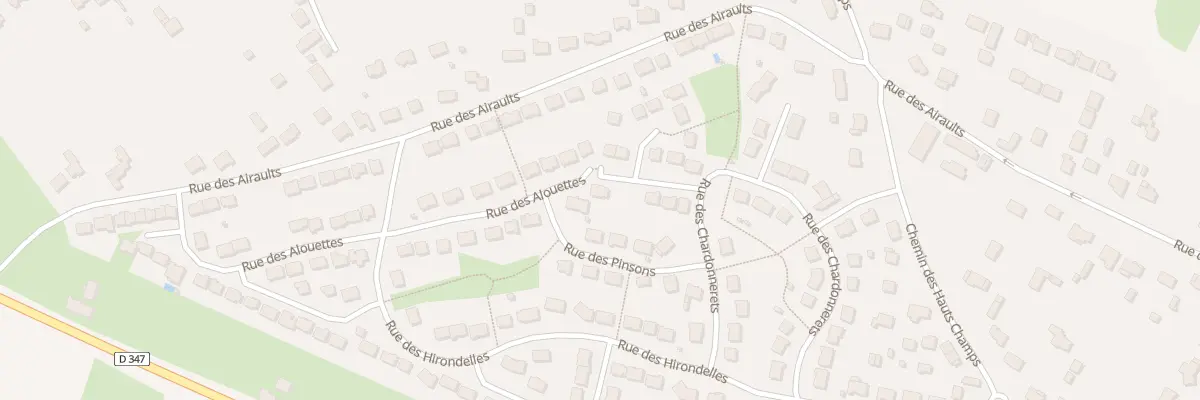 Plan du 2 Rue des Pics-Verts à Beaufort-en-Anjou