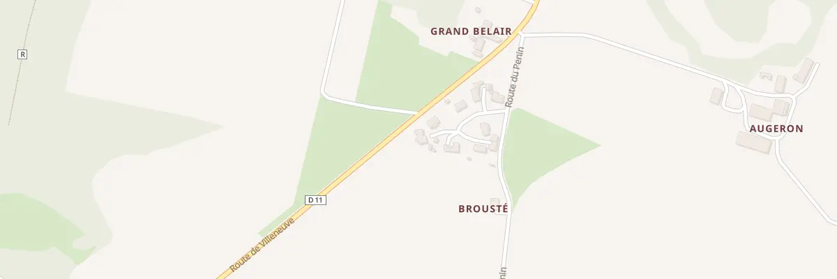 Plan du 5 Lot du Brouste au Frêche